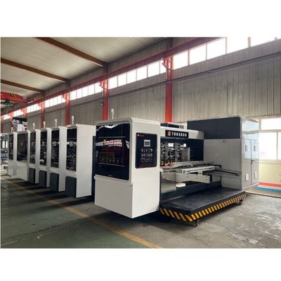 Flexo Plate Corrugated Carton High Definition Printing Die Cutting with Stacker Machine