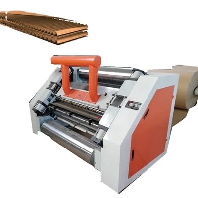 380 V Single Facer Machine for Cardboard Sheets Making in Plastic Packaging Material