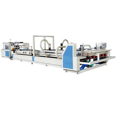 Plastic Packaging Material Tongbao Automatic Gluing Machine for Corrugated Carton Box 100 p/min