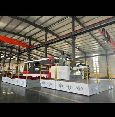 380V Power TONGBAO MY1500 Automatic Flat Bed Die Cutting Creasing Stripping Machine