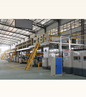 220 / 3 Layer Corrugated Cardboard Production Line Chinese Machine for Customized Boxes