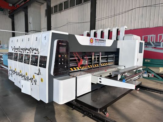 Flexo Plate Printer Slotter Die Cutter Machine for Corrugated Box Pizza Box Making