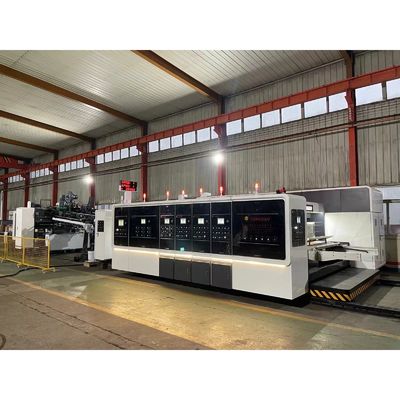 7.2mm Flexo Carton Printer Die Cutter Gluer Cardboard Printing Folder Box Forming Linkage Line Machine