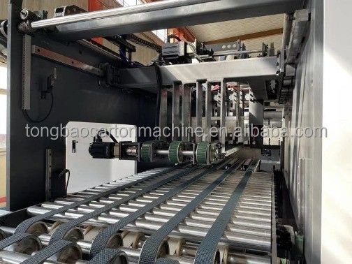 7.2mm Flexo Carton Printer Die Cutter Gluer Cardboard Printing Folder Box Forming Linkage Line Machine