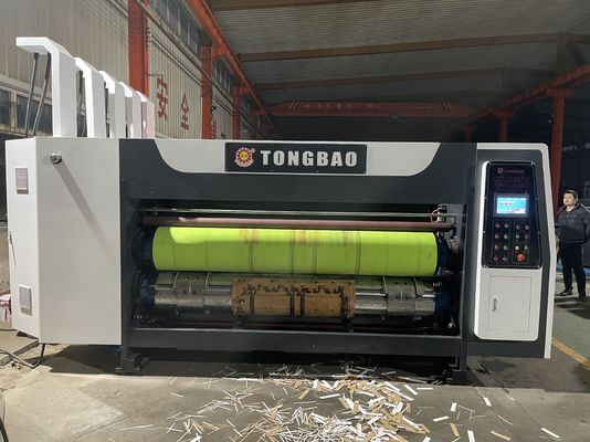 40000 KG Cutting Machine Slotting Die Printing Box Lead Packaging Feeder Automatic 3Colors Printer Machine