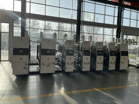 40000 KG Cutting Machine Slotting Die Printing Box Lead Packaging Feeder Automatic 3Colors Printer Machine