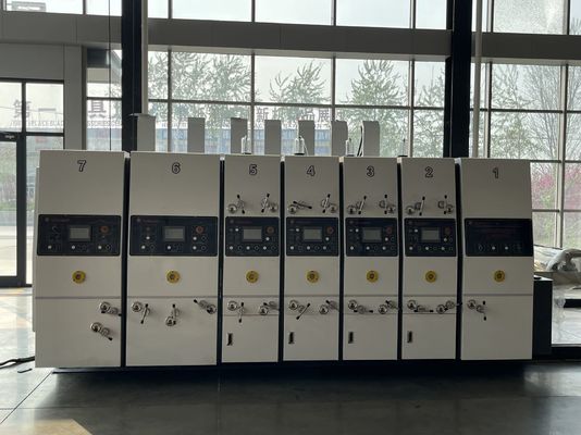 40000 KG Cutting Machine Slotting Die Printing Box Lead Packaging Feeder Automatic 3Colors Printer Machine