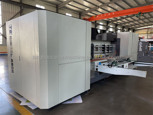 Multicolor CMYK Printing Cardboard Digital Scanning Printer for Corrugated Board