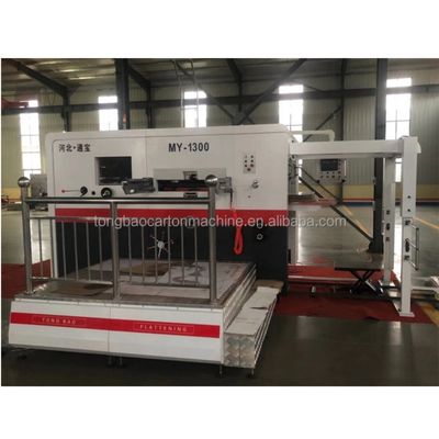 Flatbed Die Press Cardboard Packaging Die Cutting Creasing Small Carton Box Making Machine