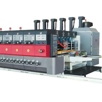 Advanced Corrugated Carton Box Flexo Two Colors Printer Slotter Rotary Die Cutter Machine