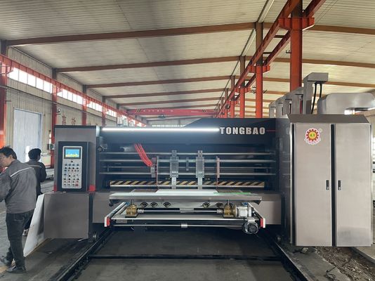 Advanced Corrugated Carton Box Flexo Two Colors Printer Slotter Rotary Die Cutter Machine