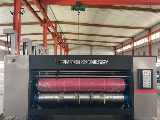 Advanced Corrugated Carton Box Flexo Two Colors Printer Slotter Rotary Die Cutter Machine