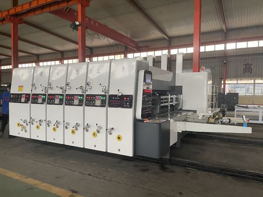 Advanced Corrugated Carton Box Flexo Two Colors Printer Slotter Rotary Die Cutter Machine