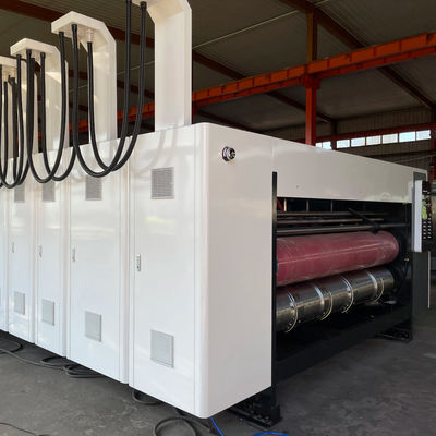 11000 PCS/H Carton Box Flexo Printing Slotting Rotary Die Cutting Vibration Stacker Machine