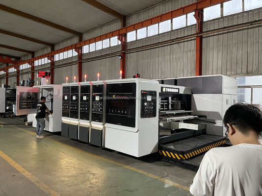 1500mm Printing Folder Gluer Corrugated Cardboard Bundling Line Machine