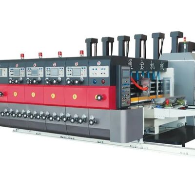 Automatic Flexo Slotter Rotary Die Cutter with Water Ink Printer and Stripping Stacker