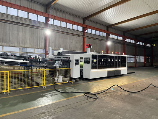 1500mm Printing Folder Gluer Corrugated Cardboard Bundling Line Machine
