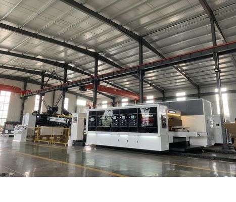 FFG Automatic Vacuum Transfer Flexo Printing Slotting Die Cutting Folding Gluing Strapping Machine