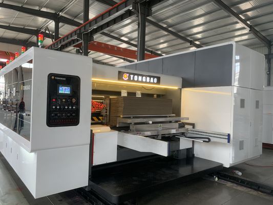 FFG Automatic Vacuum Transfer Flexo Printing Slotting Die Cutting Folding Gluing Strapping Machine