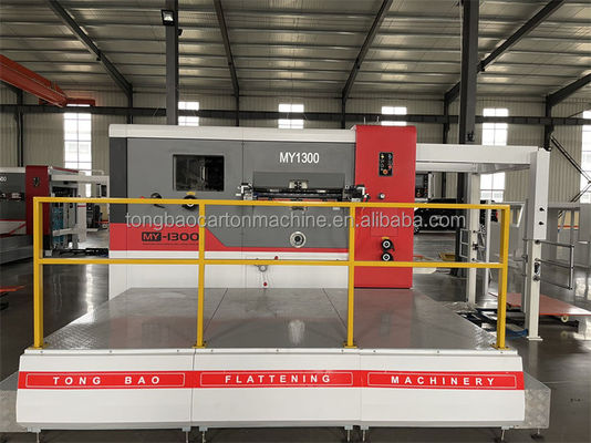 Semi-automatic Platen Die Cutting And Creasing Machine For Special Shape Carton Box