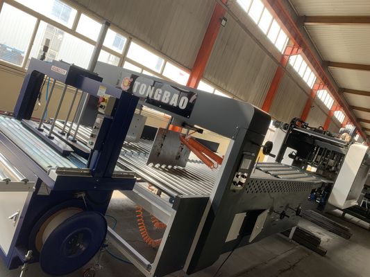 FFG Automatic Vacuum Transfer Flexo Printing Slotting Die Cutting Folding Gluing Strapping Machine