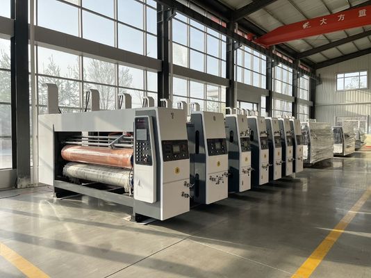 180000 KG Automic High Speed Corrugator Flexo Four Colour Printer Diecutter Shacker