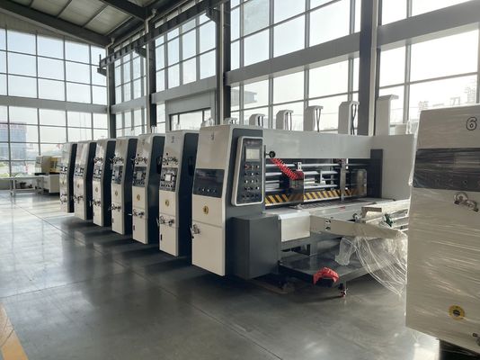 Fully Automatic Four Colors Printing Slotting Die-Cutting Machine for Card Board Boxes