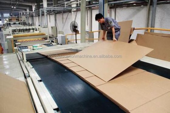 Highly 180 m/min 5ply Automatic Corrugated Box Production Line for 3layers Box Making