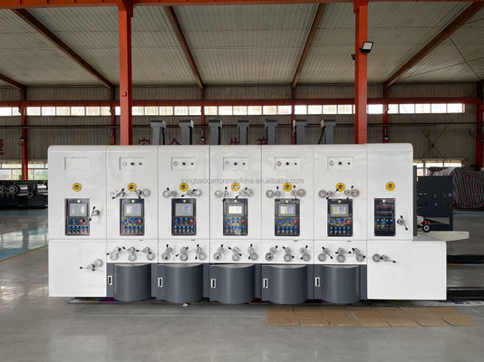 Automatic Carton Box Making Machine for Printing Slotting and Die Cutting in One Step