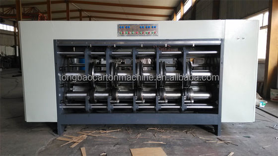 Flexo Plate Carton Box Printing Slotting Machine with 2 Color Printing Die Cutting