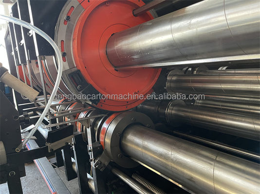 Automatic Folder Gluer Inline Corrugated Box Flexo Printing Machine with 1200mm Width