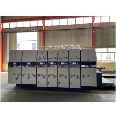 4 Color Flexo Die Cutting And Printing Machine For Cardboard Box Packaging