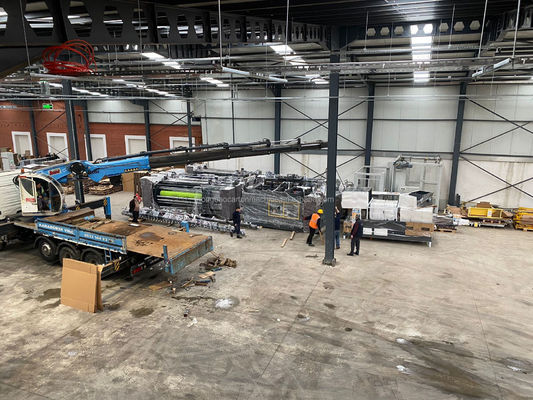 Automatic Carton Box Printing Slotting Die Cutting Folding Gluing Machine 60mm