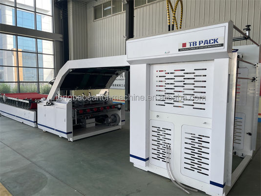 High Speed Automatic Flute Laminator for Colorful Carton Box 13 kw Film Packaging Type