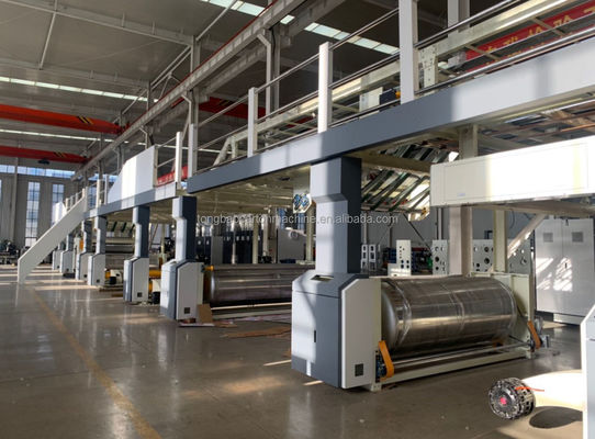 Computerized TB-300-2500-II Five Layer Corrugated Cardboard Production Line for Boxes