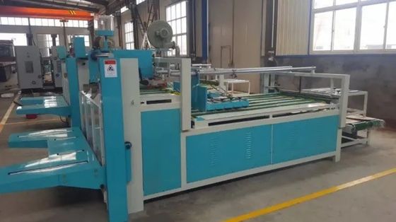 600mm Semi Automatic Folding Gluing Carton Folder Gluer Machine for Corrugated Boxes