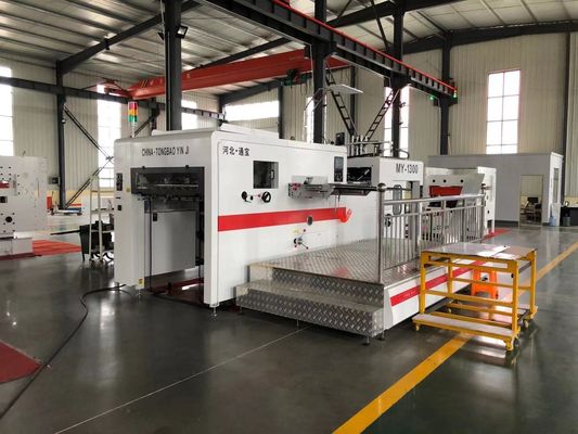Box Creasing Machine with 500 mm Width 5500 Sheets/h Capacity Automatic Die Cutting