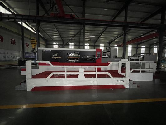 Advanced 380 V Automatic Lead Edge Die Cutting Machine with Full Waste Stripping Station