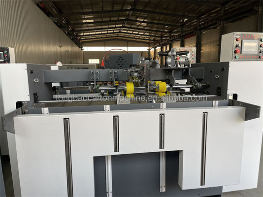 Electric Driven Double Servo Push Plate Box Manual Cardboard Box Stapler for Packaging