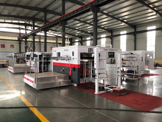 Semi Auto Flat Bed Corrugated Paper Die Cutting Machine with Full Waste Stripping Supply
