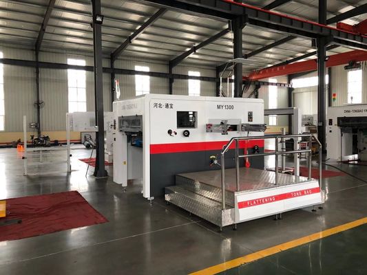 Semi Auto Flat Bed Corrugated Paper Die Cutting Machine with Full Waste Stripping Supply