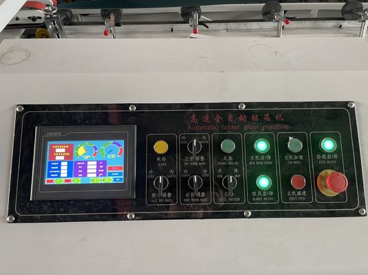 Convenient Operation Electric Driven Carton Folding and Gluing Machine for Packaging
