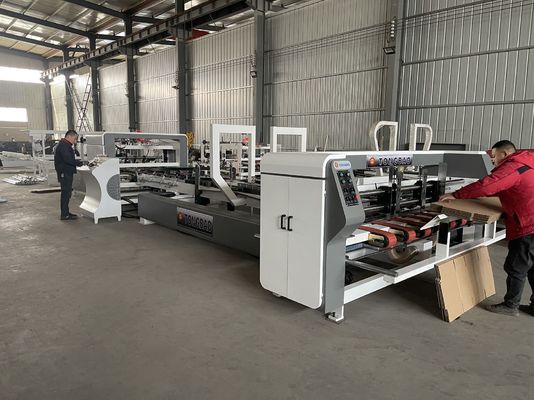 Convenient Operation Electric Driven Carton Folding and Gluing Machine for Packaging