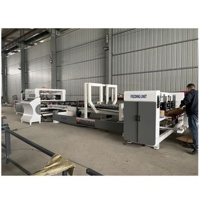 380V Folder Gluer Machine for Corrugated Box and Lock Bottom Production