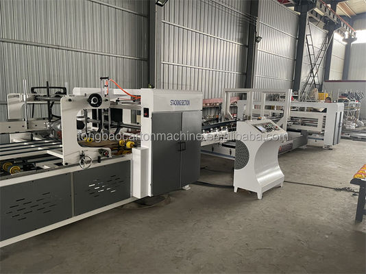 Electric Driven Full Automatic Carton Folder Gluer Machine for Lock Bottom Boxes