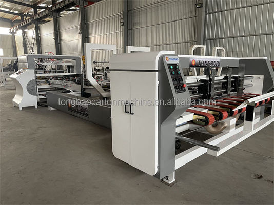 Electric Driven Full Automatic Carton Folder Gluer Machine for Lock Bottom Boxes