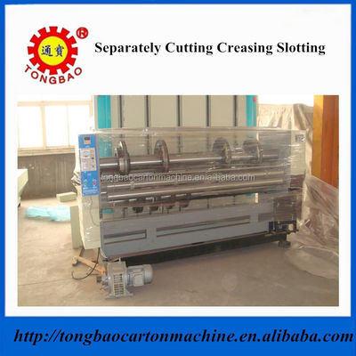 Tongbao Semi-automatic Slotting Rotary Die Cutting Creasing Machine with 1500 KW Power