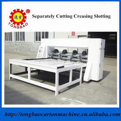 Tongbao Semi-automatic Slotting Rotary Die Cutting Creasing Machine with 1500 KW Power
