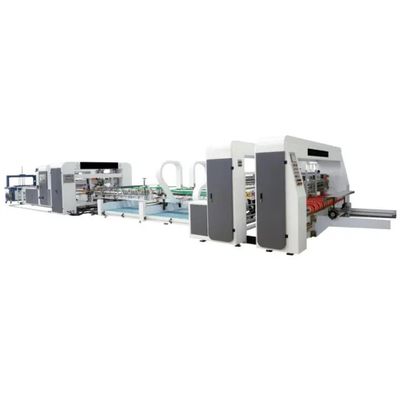 Automatic Folding Box Gluing and Stapling Machine for Folder Gluer Carton Box Making
