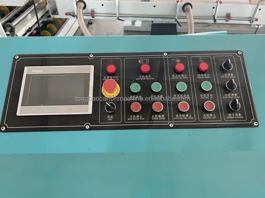 Automatic Folding Box Gluing and Stapling Machine for Folder Gluer Carton Box Making